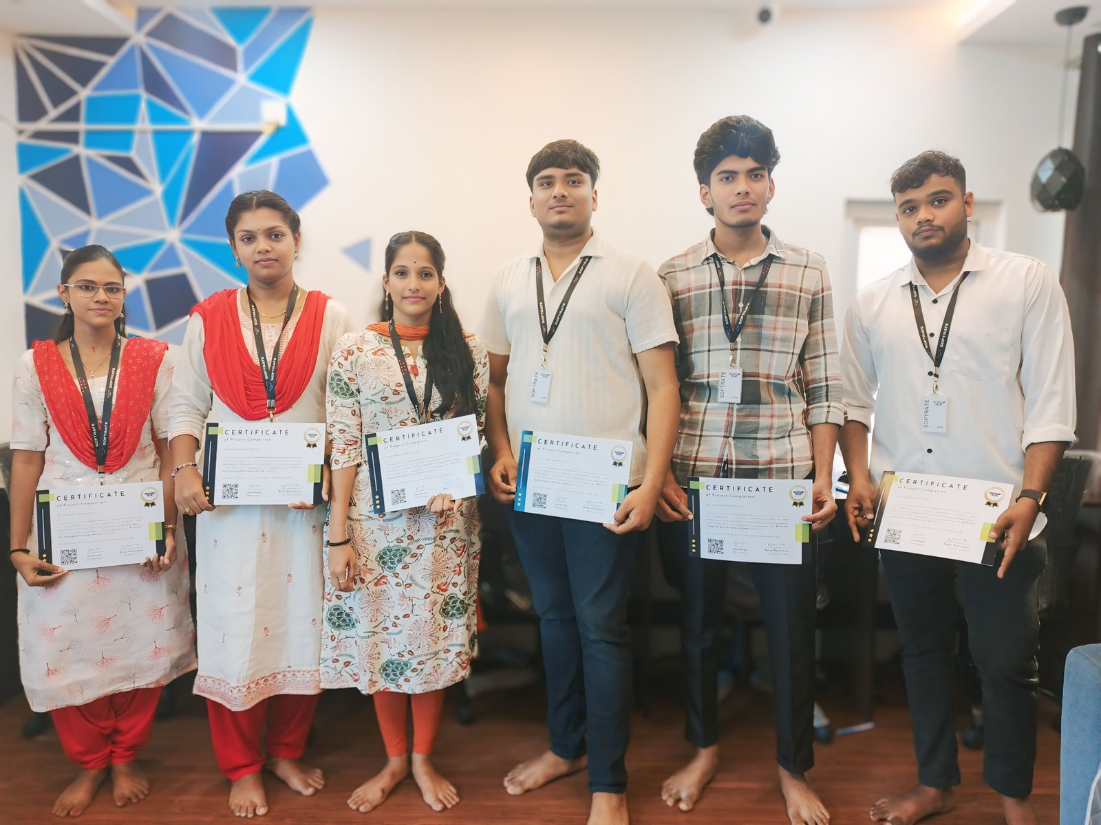 Interns working at Softrate